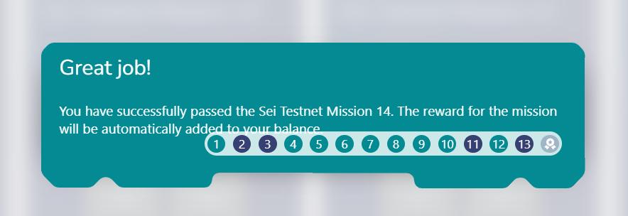 hướng dẫn cách làm Sei Testnet Mission 14 