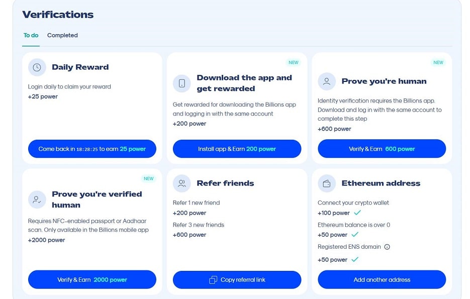 làm nhiệm vụ billions network